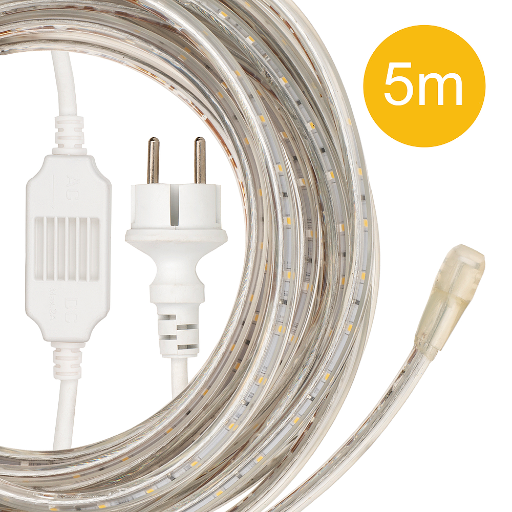 RoBust LED Rope 5m 380lm/m 4000K IP65